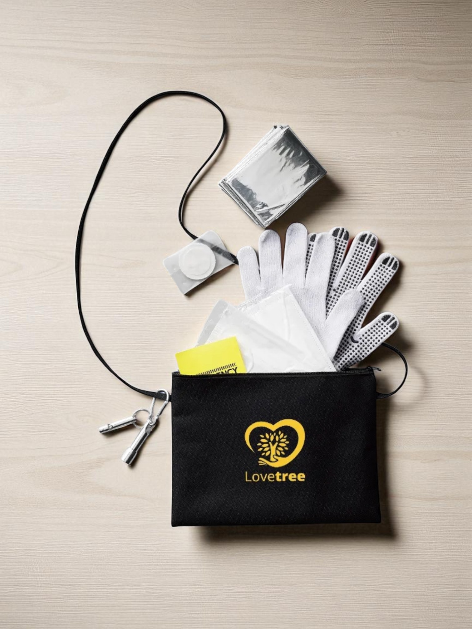 防災緊急8点セットサコッシュタイプ